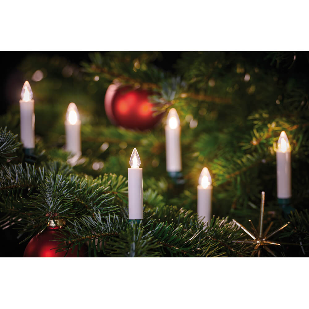 kabellose Kerzen, LUMIX SUPERLIGHT FLAME, Erweiterungs-Set, 6 Stck, helles warmweies flammenhnliches Licht, elfenbeinfarben Bild 4