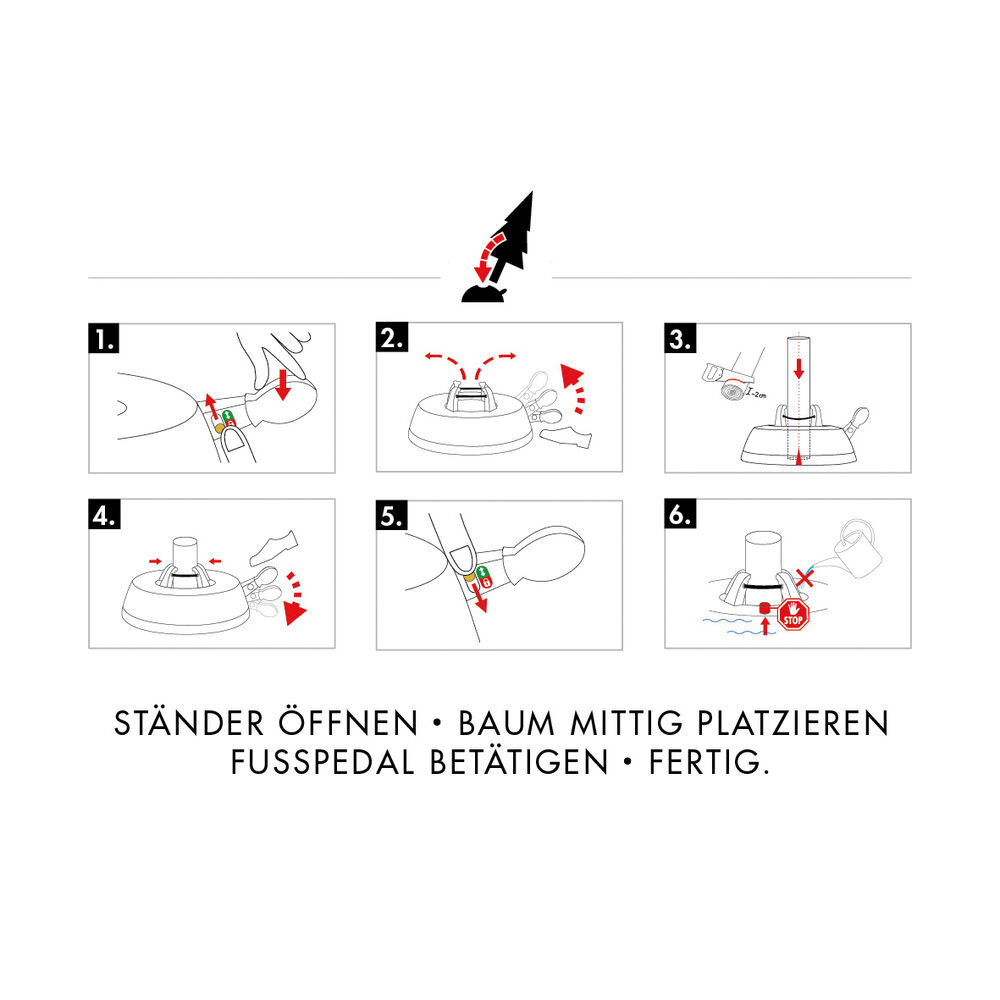 Christbaumstnder, COMFORT GRIP M GREEN LINE,  360 Bild 6