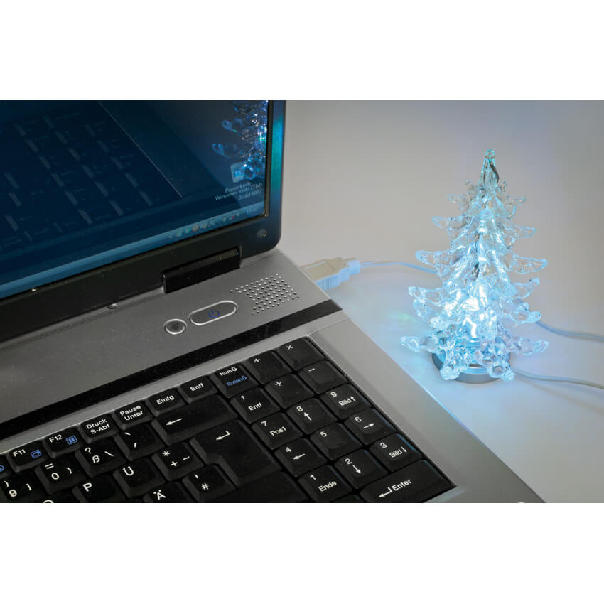 LED-Weihnachtsbaum, 1 LED, H 120,  70,  mit USB-Anschluss Bild 2