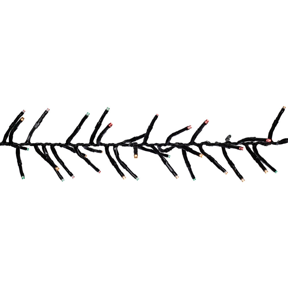 LED-Lichterkette, Cluster, 768 warmwei�e, gr�ne und rote LEDs Bild 2