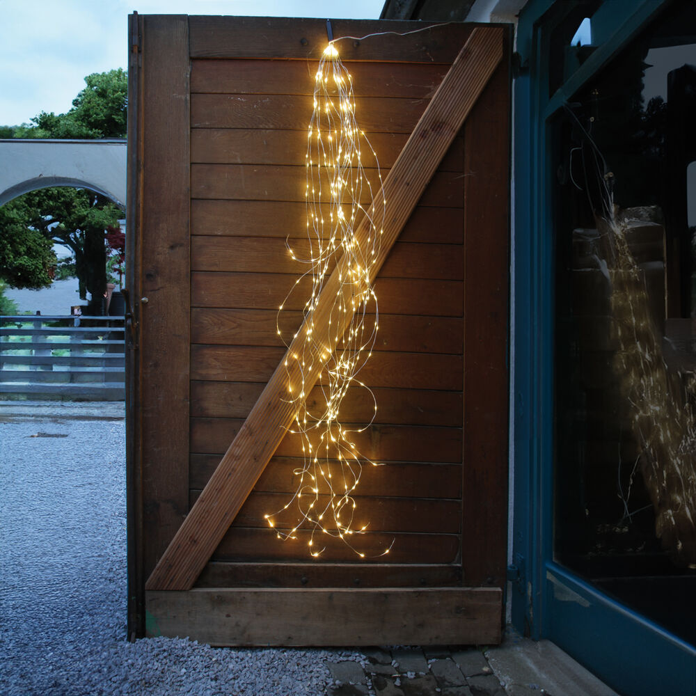 LED-Drahtbschel, 300 warmweie LEDs, 10 Strnge