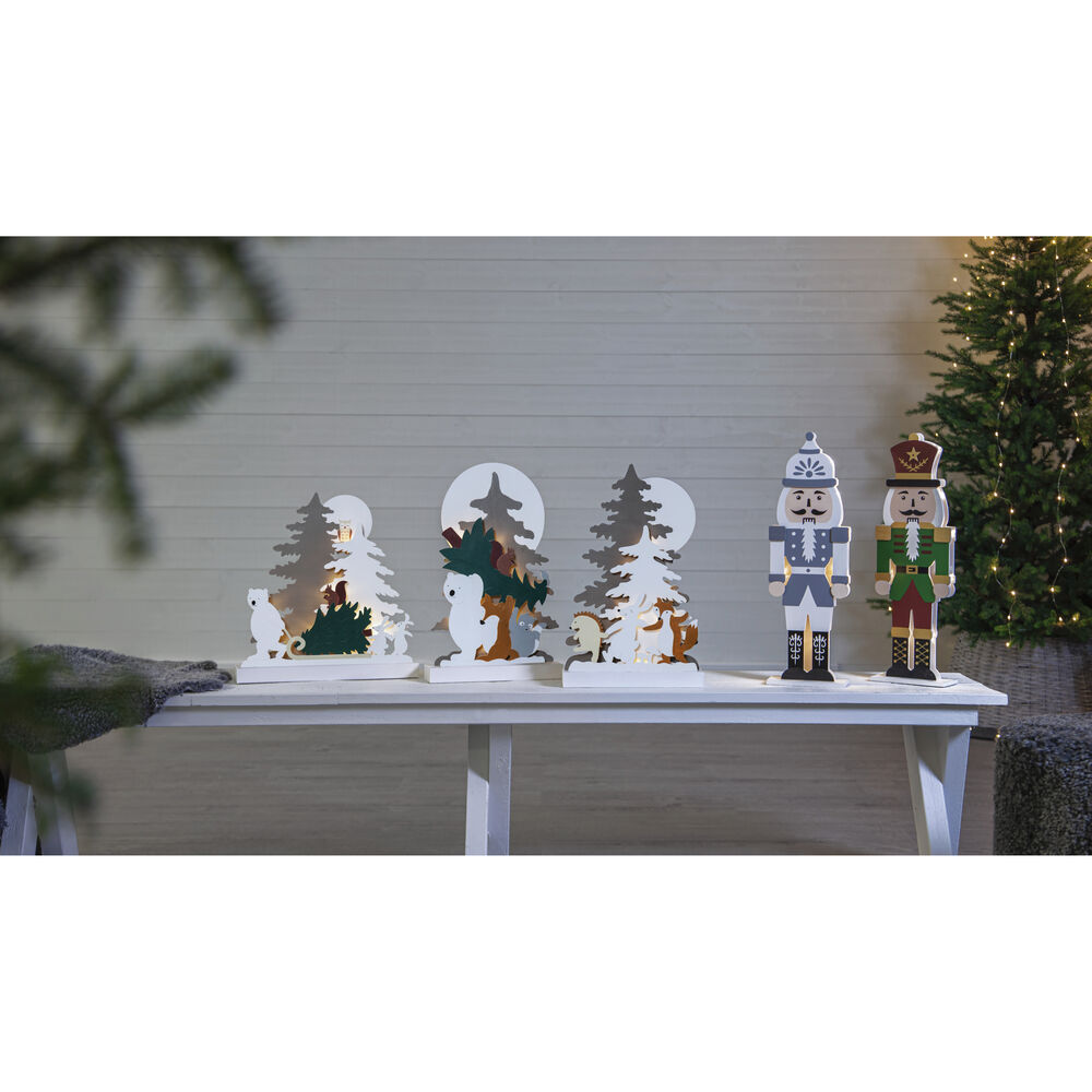 LED-Weihnachtsfigur, NUT CRACKER, 10 warmweie LEDs Bild 3