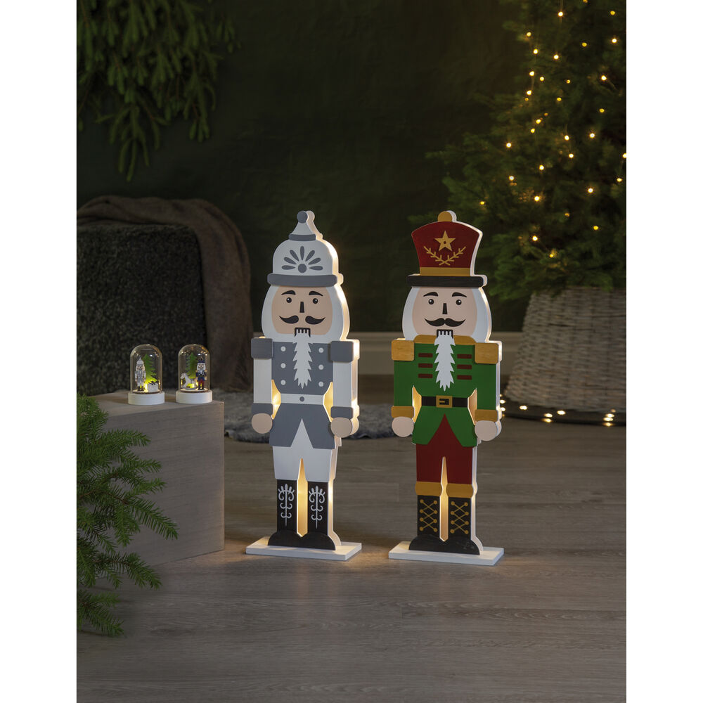 LED-Weihnachtsfigur, NUT CRACKER, 10 warmweie LEDs Bild 4