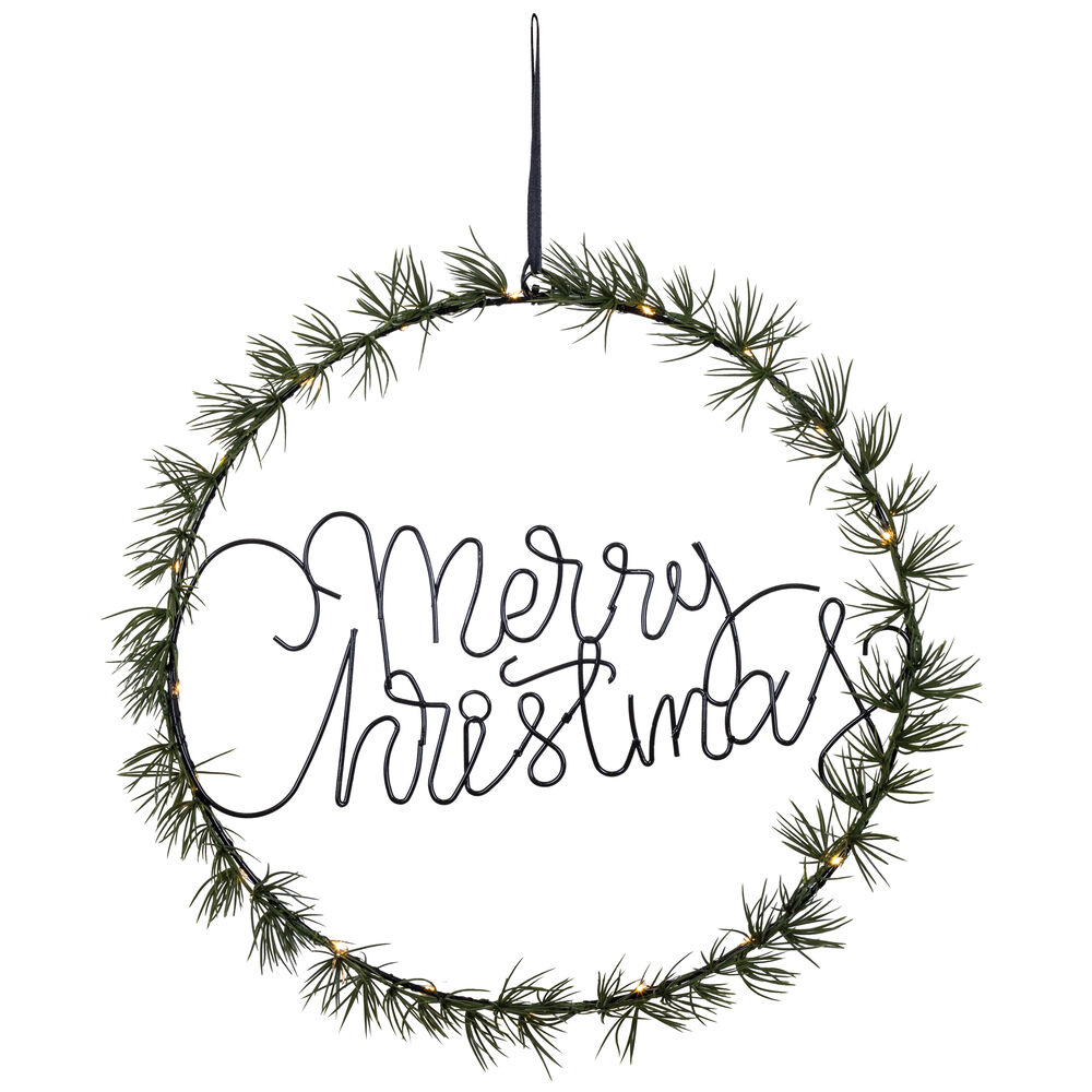 LED-Ring, Merry Christmas, 20 warmweie LEDs