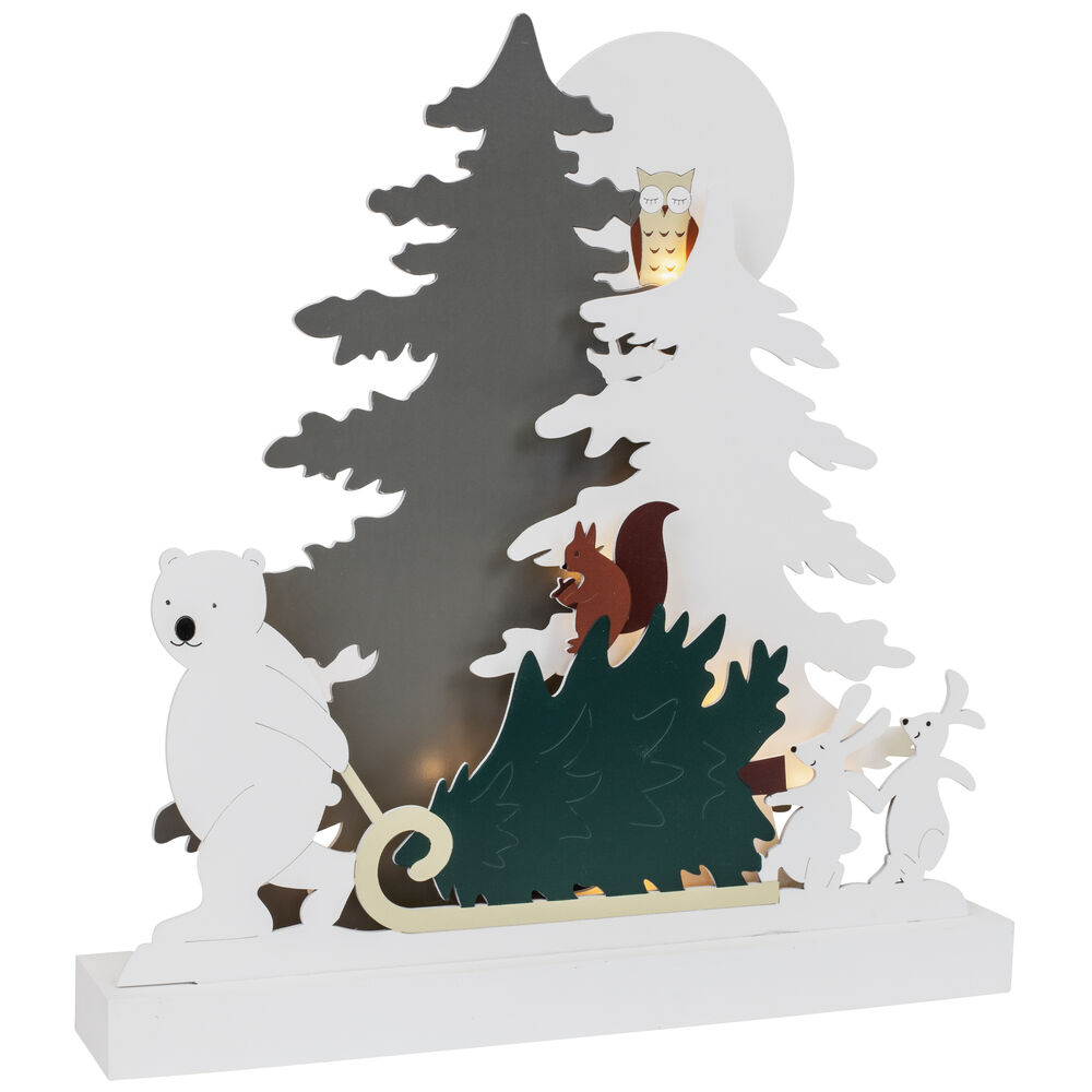 LED-Weihnachtsleuchter, FOREST FRIENDS, 10 warmweie LEDs Bild 2