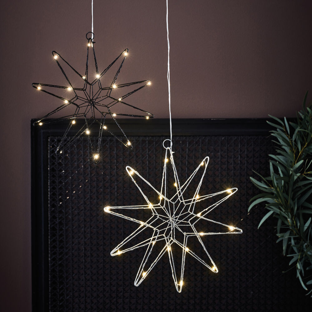 Stern, GLEAM, 20 warmweie LEDs