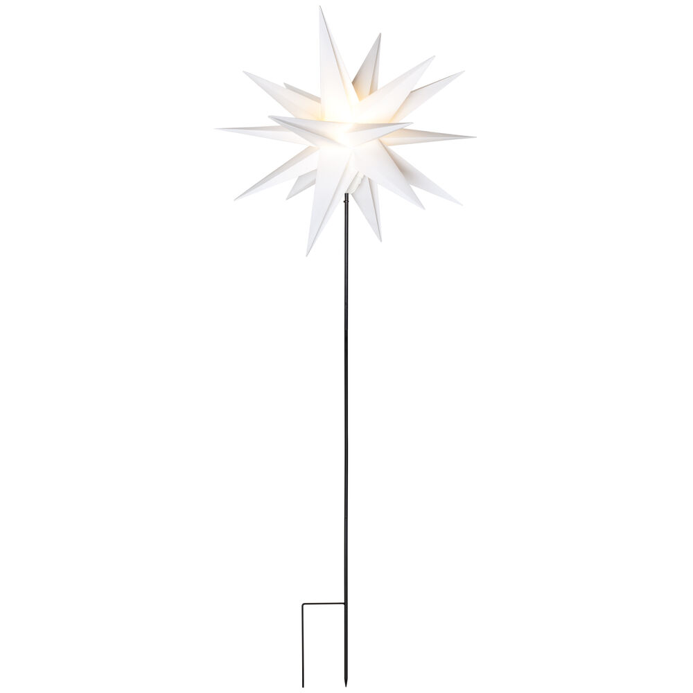 Weihnachtsstern, warmweie LED, mit Erdspie,  550 Bild 3