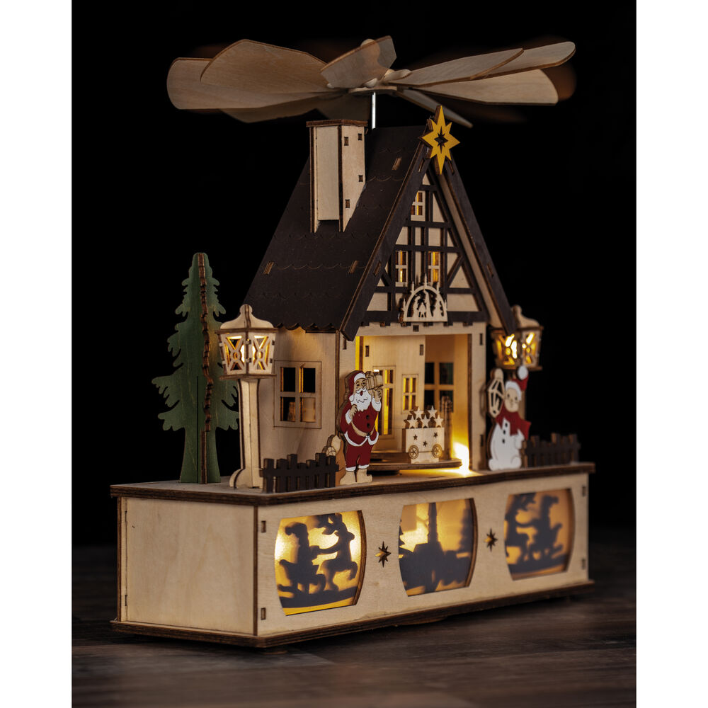 LED-Weihnachtsleuchter, warmweie LEDs Bild 2
