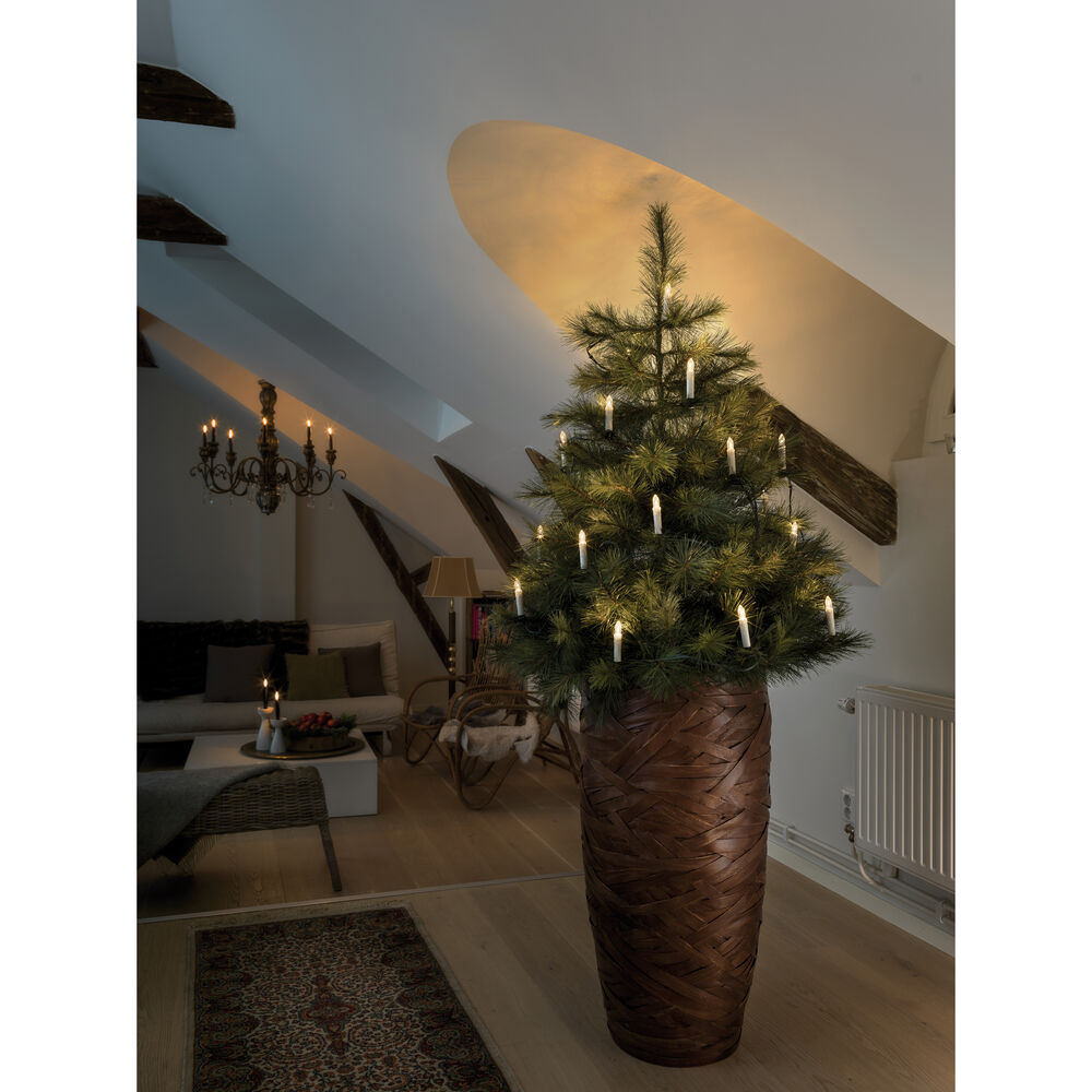 LED-Weihnachtsbaumkette, klar/wei, E10 Bild 3