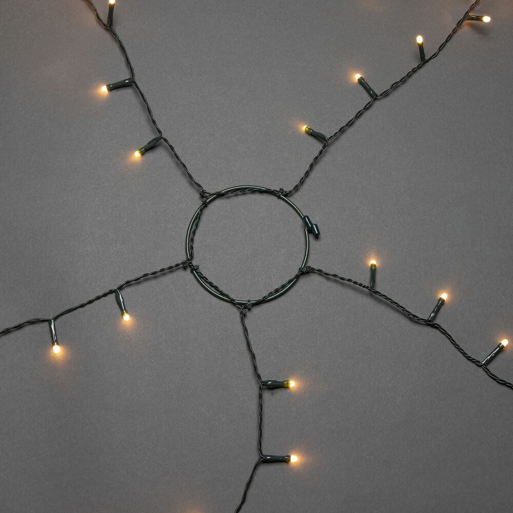 LED-Minilichterkette, 150 bernsteinfarbene LEDs, fr Weihnachtsbume Bild 3