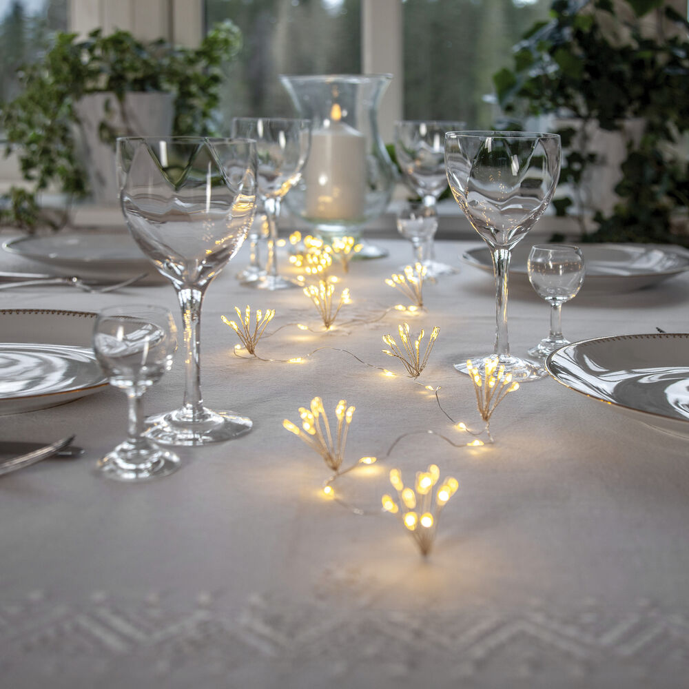 LED-Minilichterkette,  DEW DROP FLOWER, 10 Buketts mit je 10 warmweien LEDs Bild 5