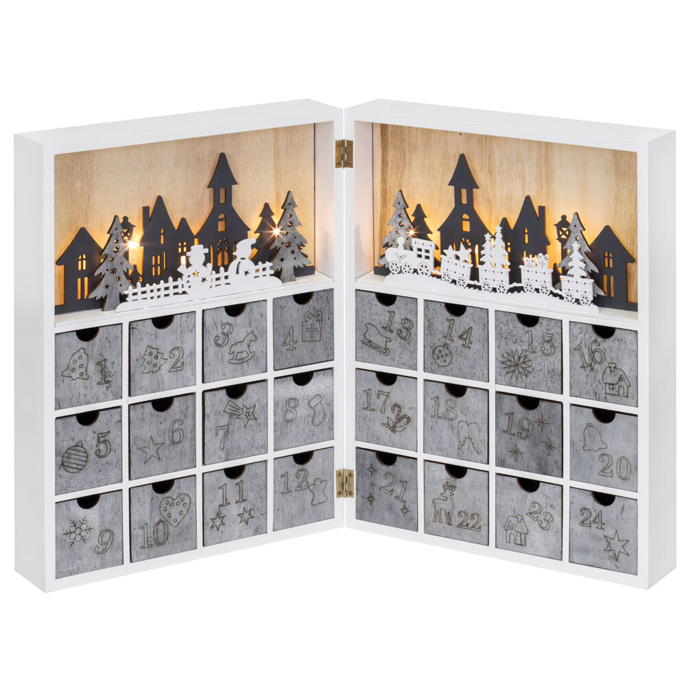 Adventskalender, 8 warmweie LEDs Bild 2