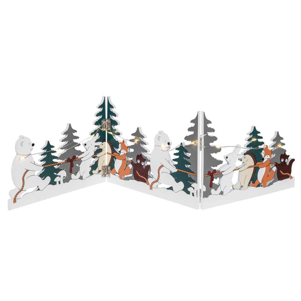 LED-Weihnachtsleuchter, FOREST FRIENDS, 10 warmweie LEDs Bild 2