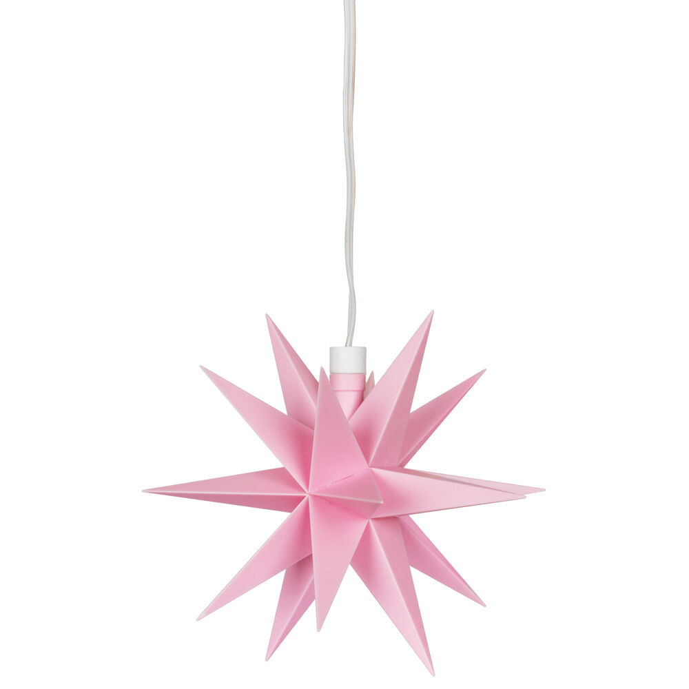 Weihnachtsstern, 1 warmwei�e LED, mit Batteriebox, � 120 Bild 2