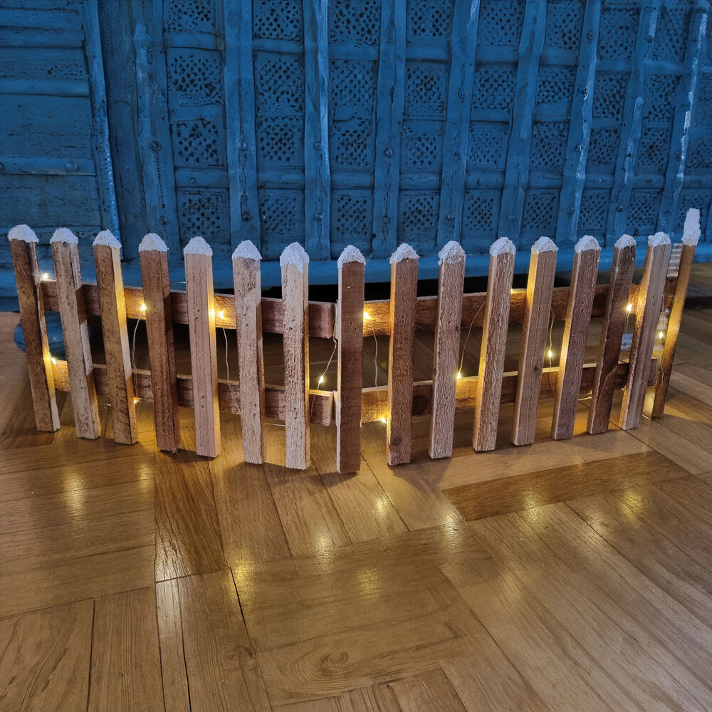 LED-Dekozaun, 20 warmweie LEDs