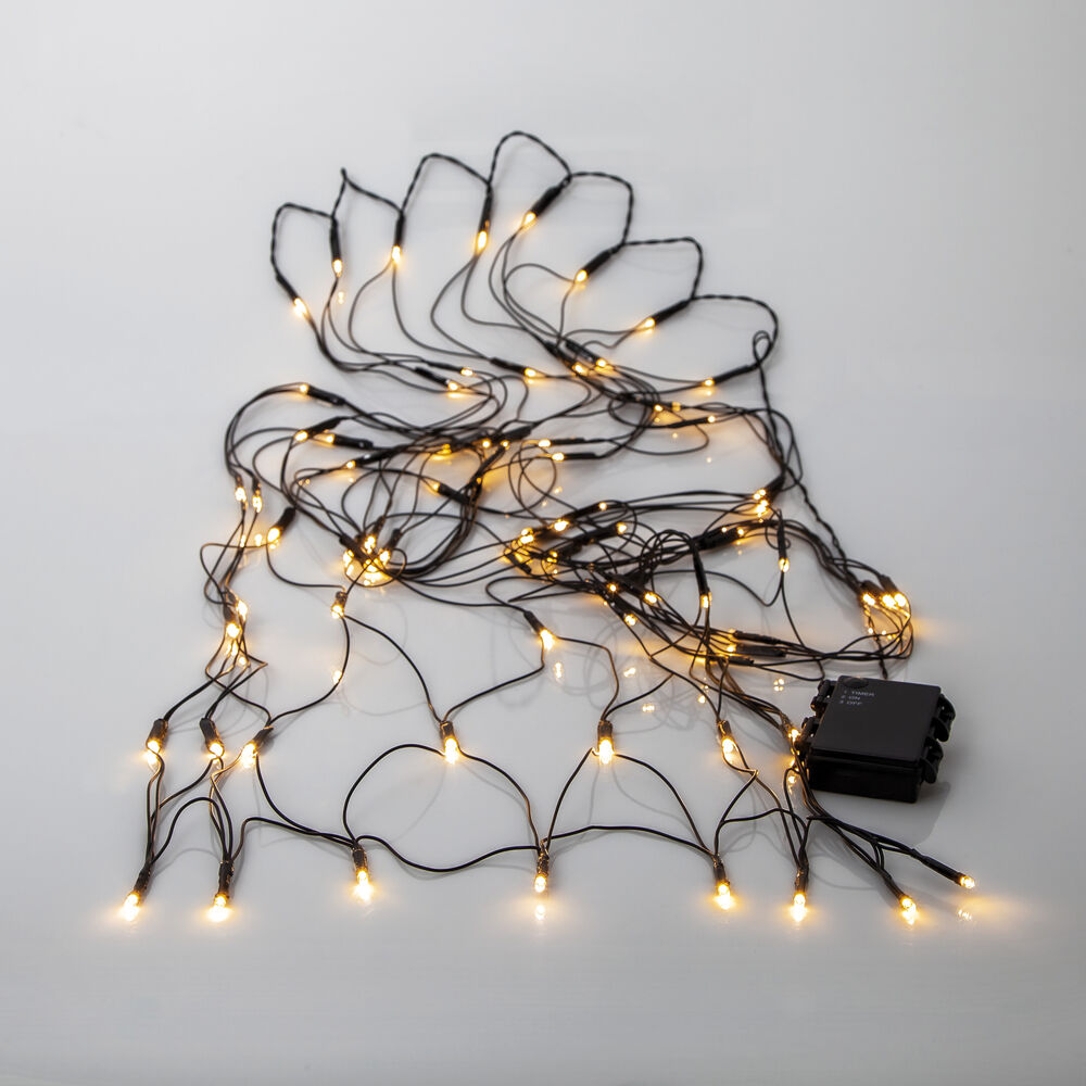 LED-Minilichternetz, 80 warmweie LEDs Bild 3
