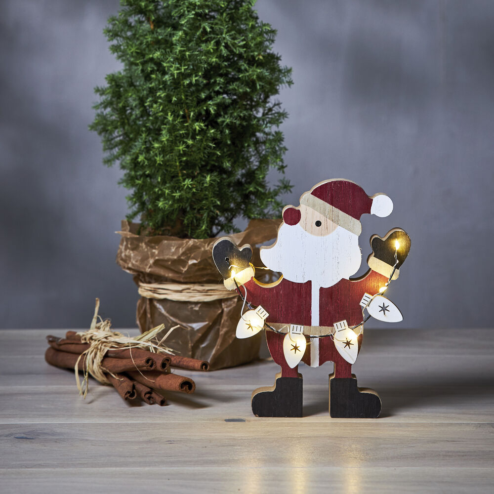 Weihnachtsmann, 6 warmweie LEDs Bild 3