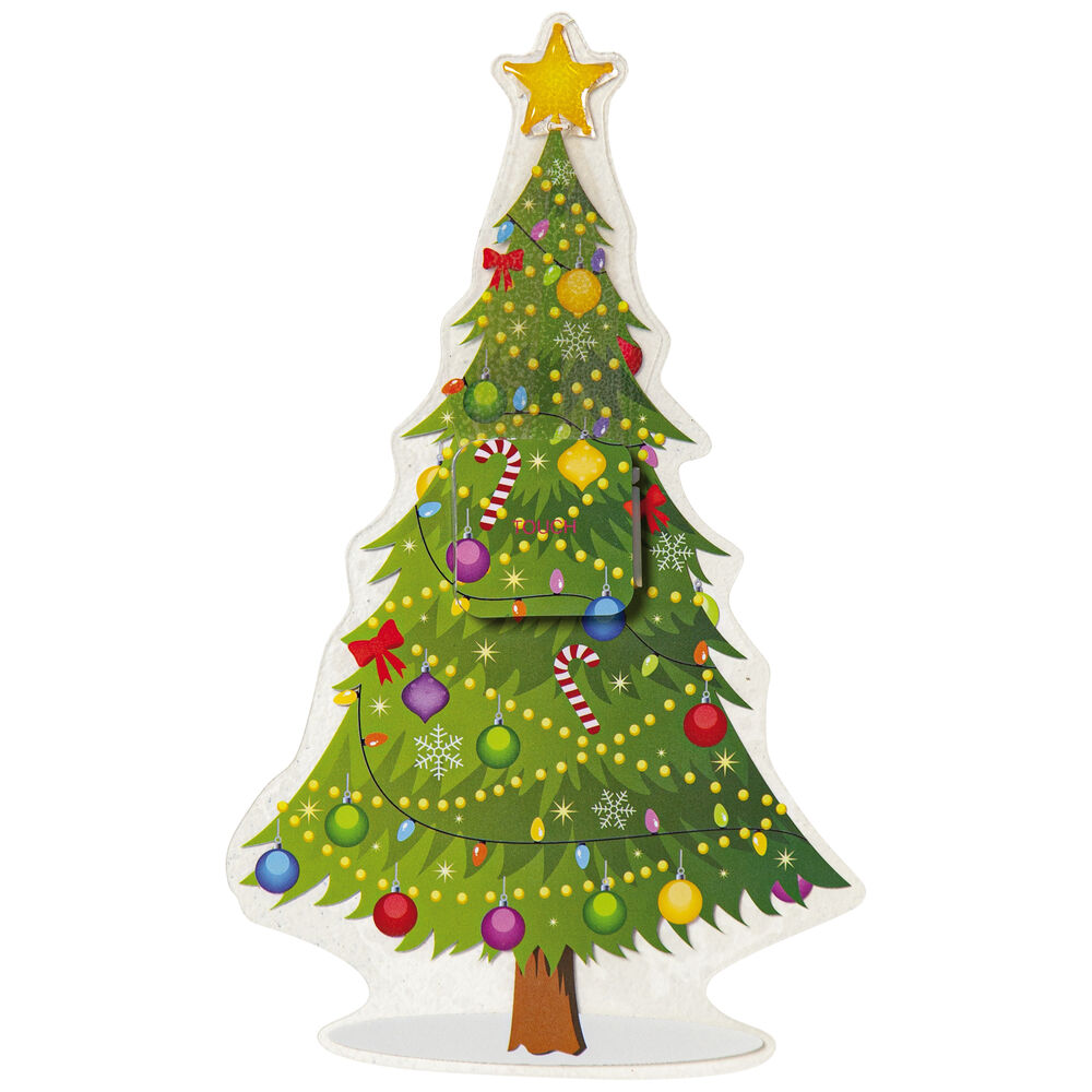Aufkleber, WINDO, Tannenbaum, 1 warmweie LED Bild 2