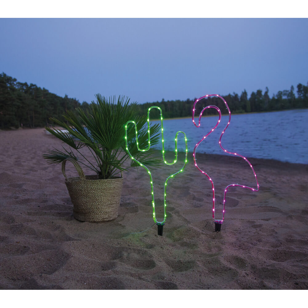 Lichtschlauchmotiv, TUBY, FLAMINGO, 38 LEDs Bild 3