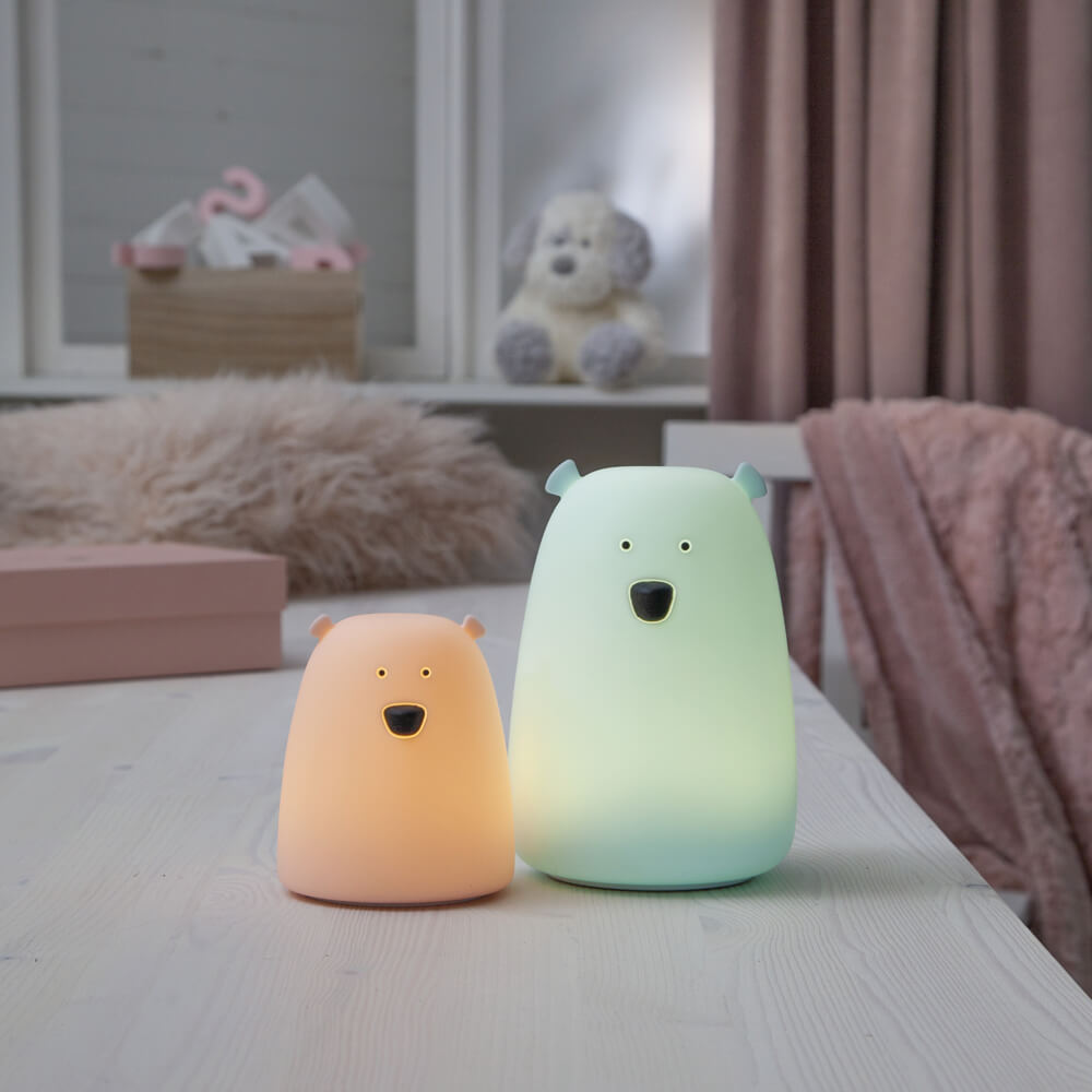 LED-Kindernachtlicht, LITTLE BEAR, 4 LEDs, batteriebetrieben Bild 2