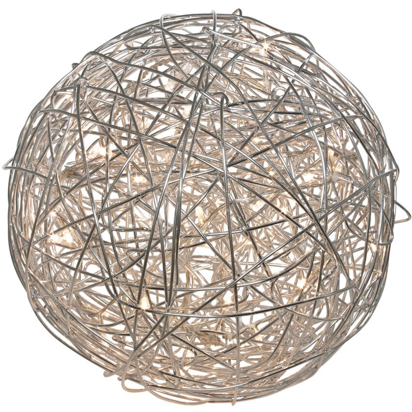 LED-Drahtball, 50 warmweie LEDs