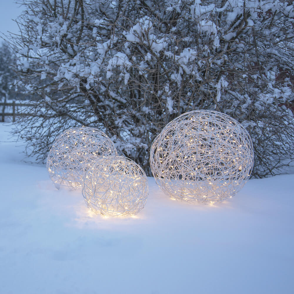 LED-Drahtball, 100 warmweie LEDs Bild 2