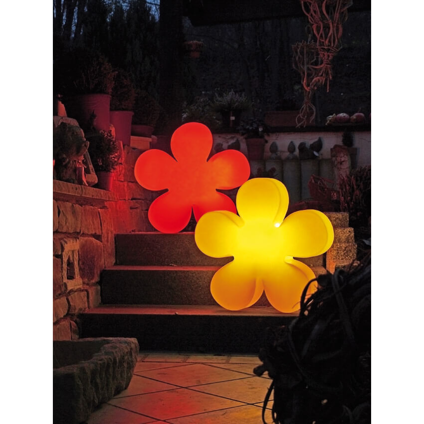 Auendekoleuchte, SHINING FLOWER, rot, 1 x E27/20W Bild 2