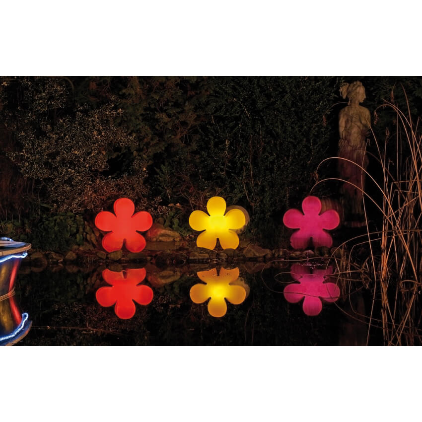 Auendekoleuchte, SHINING FLOWER, rot, 1 x E27/20W Bild 3