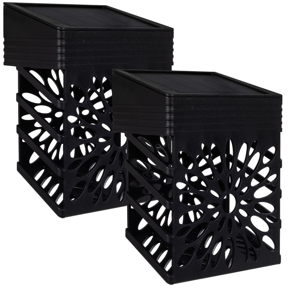 Solar-Wandleuchten, IZOLA WALL, je 2 warmweie LEDs, 2er-Set Bild 2
