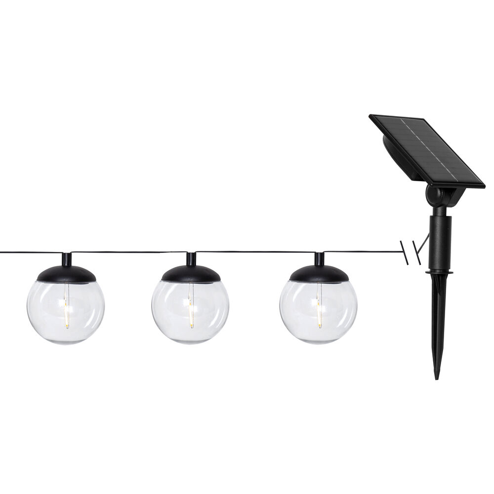 Solar-Au�enlichterkette, GLOBE, warmwei�e LED Bild 2