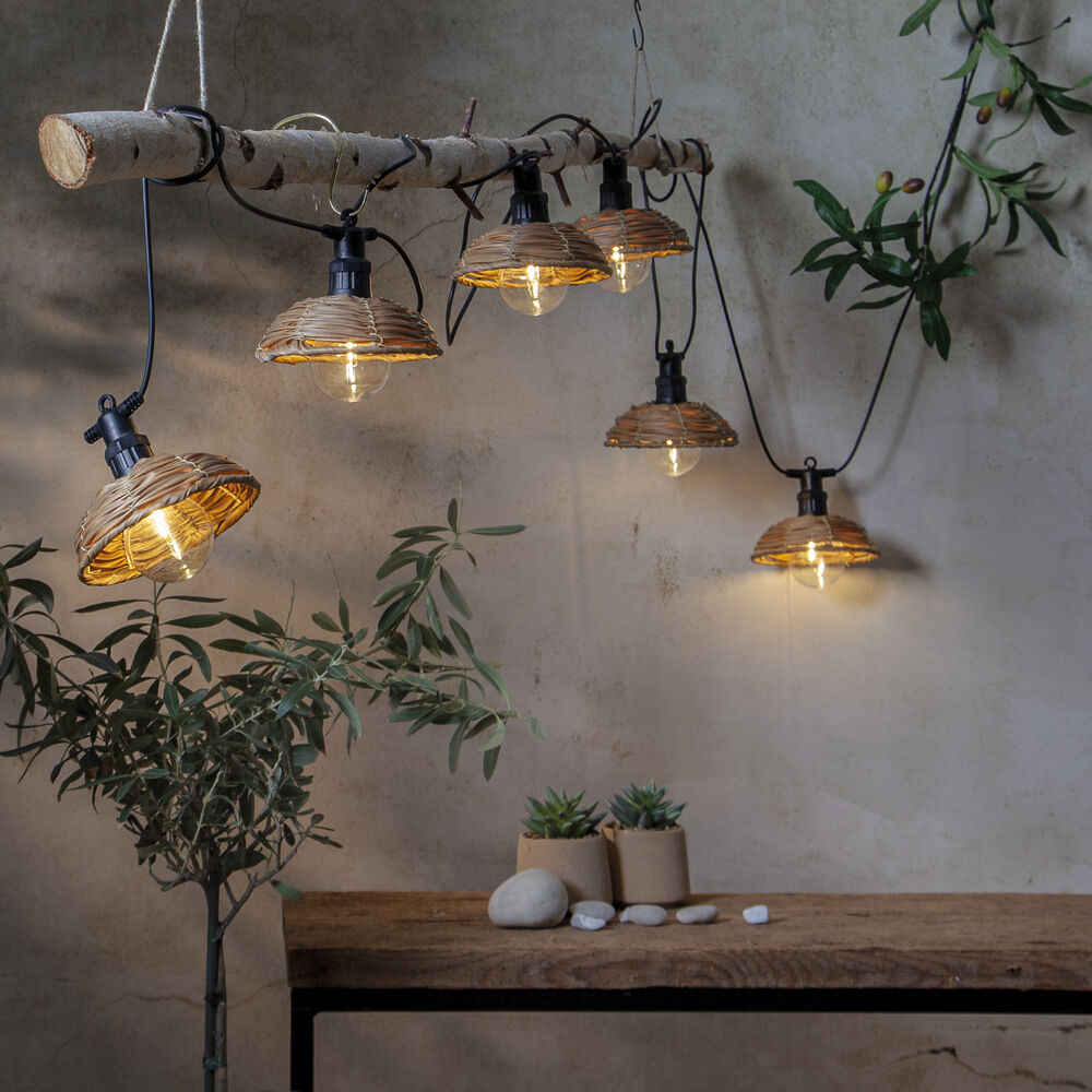 Partylichterkette, CESTA LIGHT, 6 warmwei�e LEDs