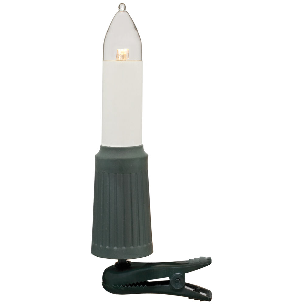 Weihnachtsbaumkette,  klar/elfenbein, LED/30xE14/3V/0,1W, mit teilbarem Stecker Bild 2