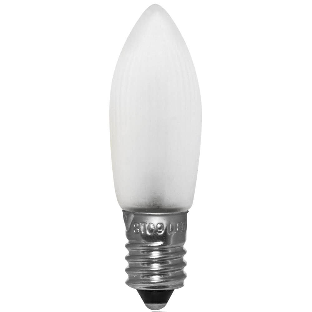 LED-Topkerze,  matt, E10/8-34V/0,3W