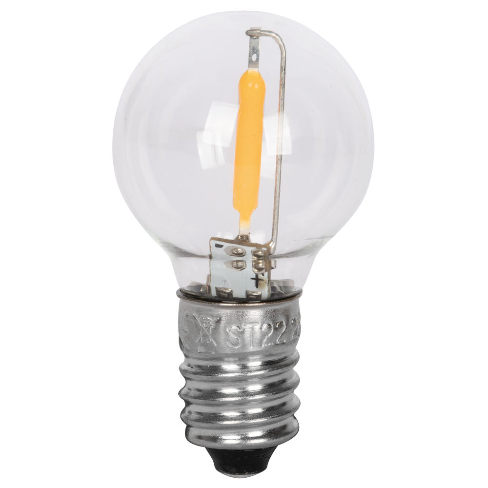 LED-Filament-Lampe, 3er-Set, E10/23-55V/0,5W, 14 lm, 1900K