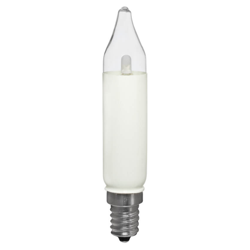 LED-Schaftkerze, E14/8-34V/0,1-0,3W, warmwei