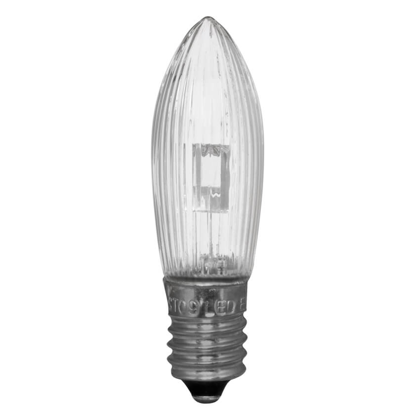 LED-Topkerze, klar, E10/12V/0,1W