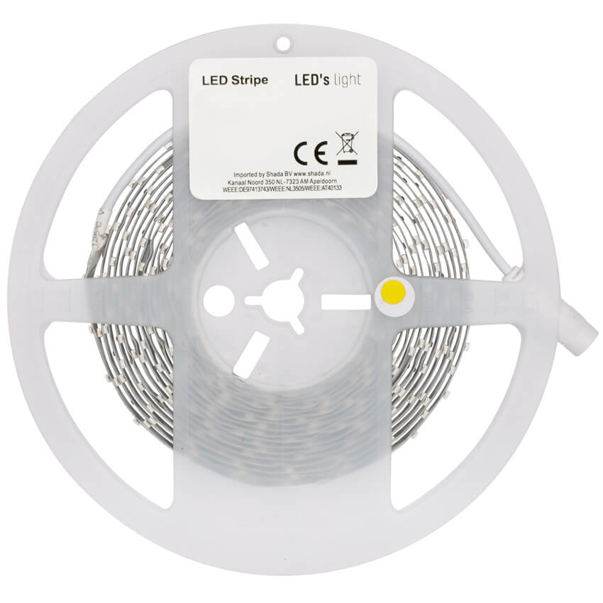 LED-Flexstreifen mit 3528-SMD-LEDs, L 5 m, 300 weie LEDs, 360 lm/m, 3,4W/m Bild 2