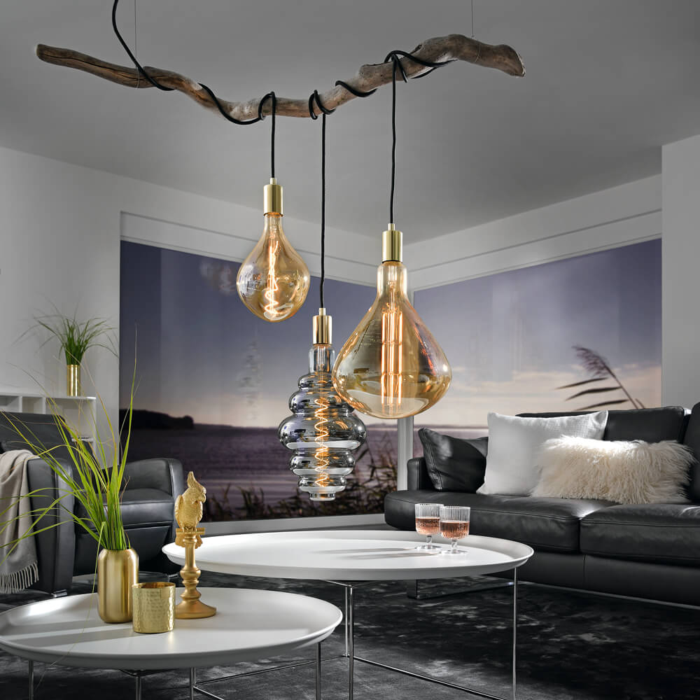 LED-Filament-Lampe, GIANT NEST, E27/6W, 300 lm, 2200K, L 335,  200 Bild 2