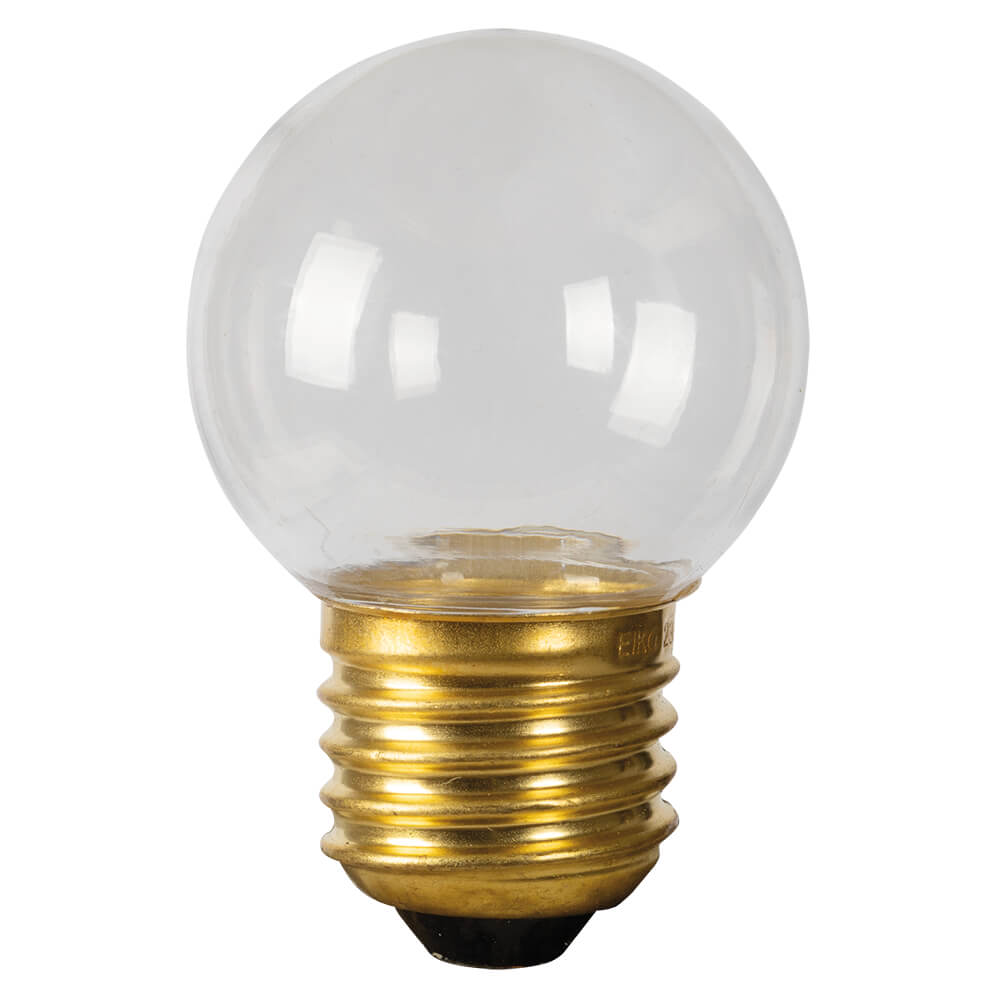 LED-Lampe, Tropfen-Form, klar, E27/0,7W, 40 lm, 2400K
