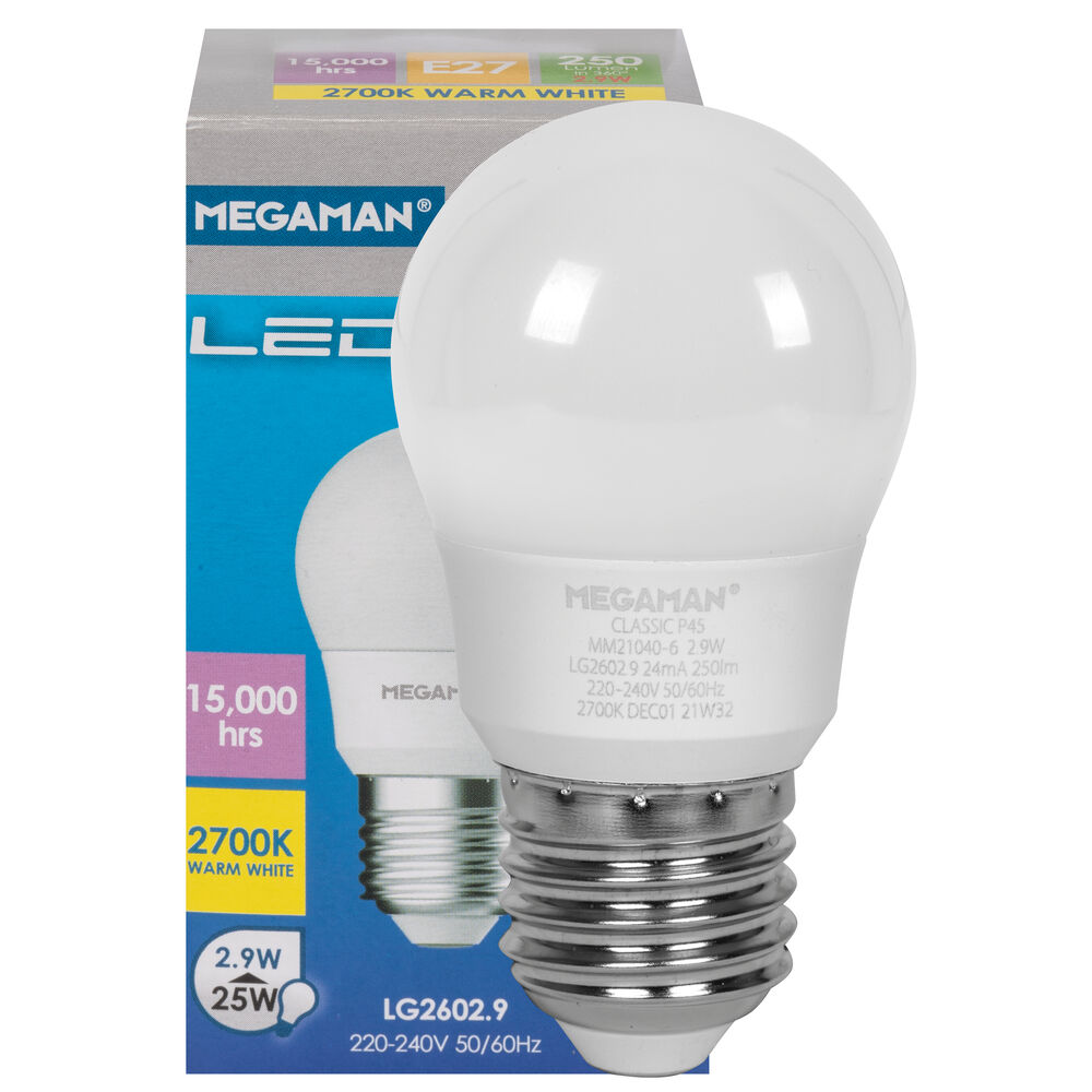 LED-Tropfenlampe, matt, CLASSIC, E27/2,9W (25W), 250 lm