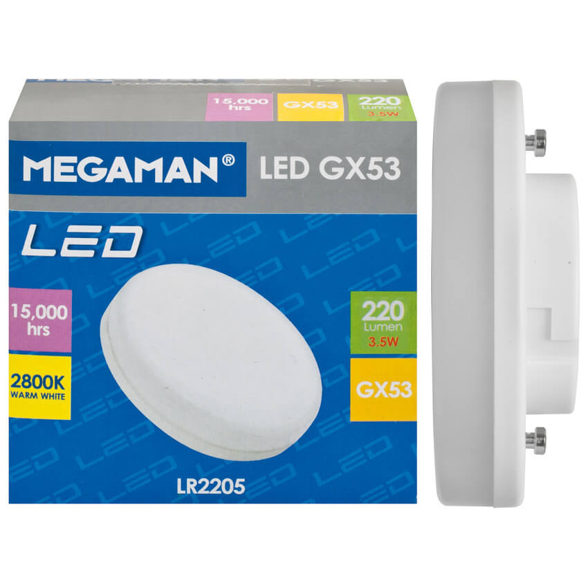 LED-Reflektorlampe, GX53/3,5W, 220 lm, 2800K