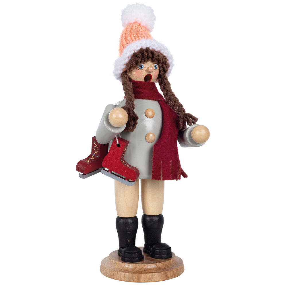 Rucherfigur, SCHLITTSCHUHFAHRERIN Bild 2