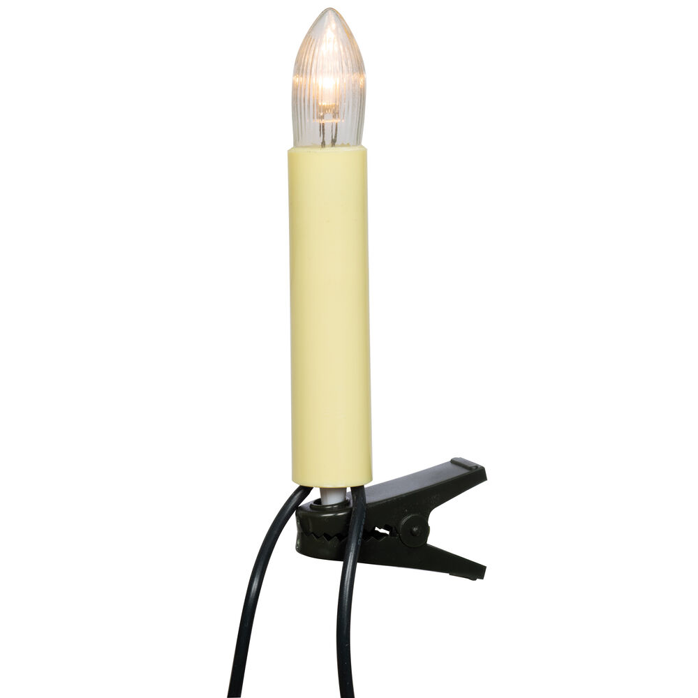 LED-Weihnachtsbaumkette, 36V LED Quick Fix™ Candle Light, klar/Elfenbein Bild 2
