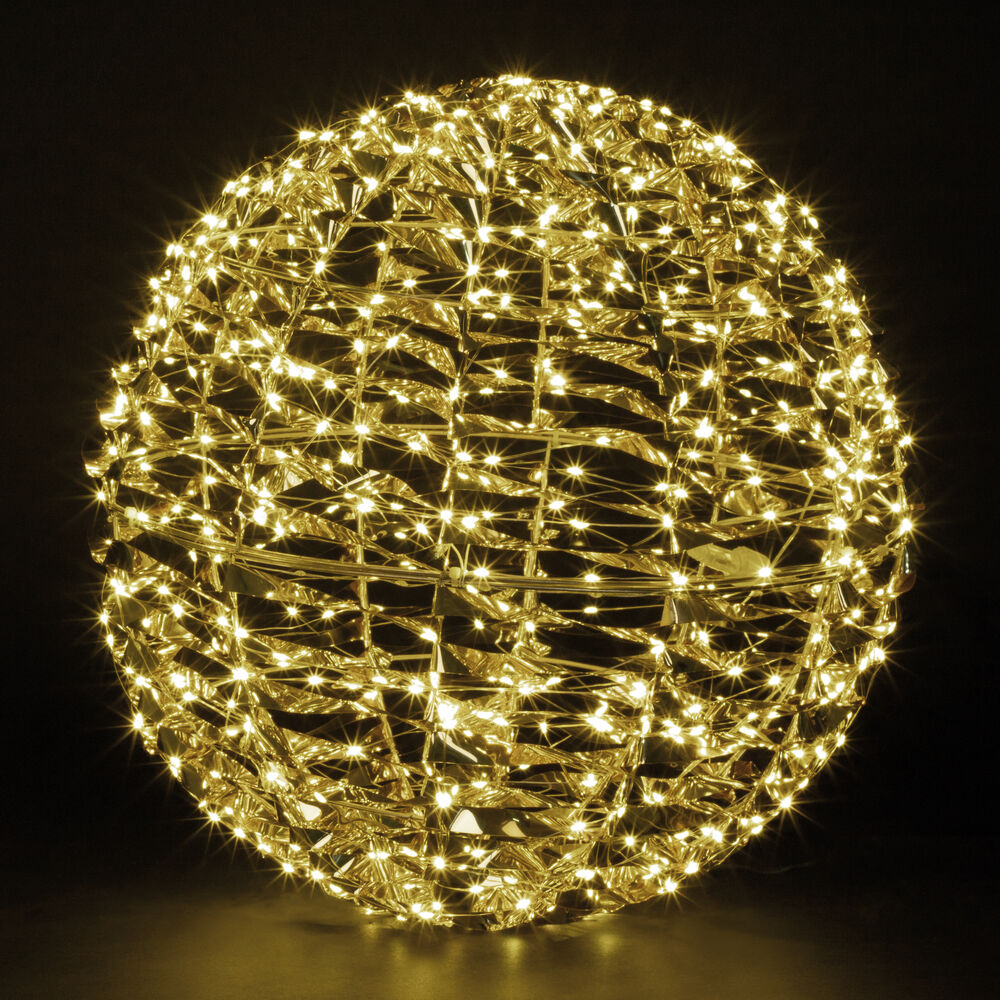 LED-Kugel, 720 warmweie LEDs