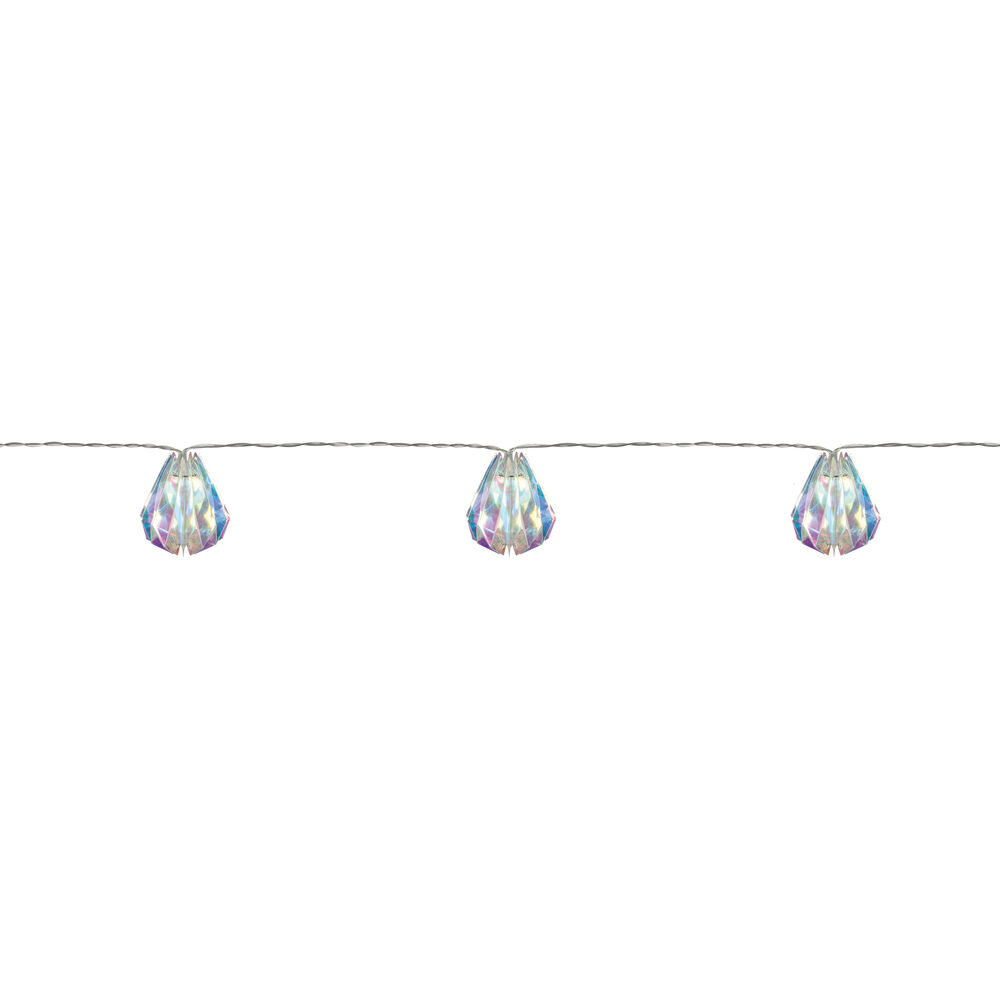 LED-Minilichterkette, 10 warmweie LEDs, Laternen Bild 2