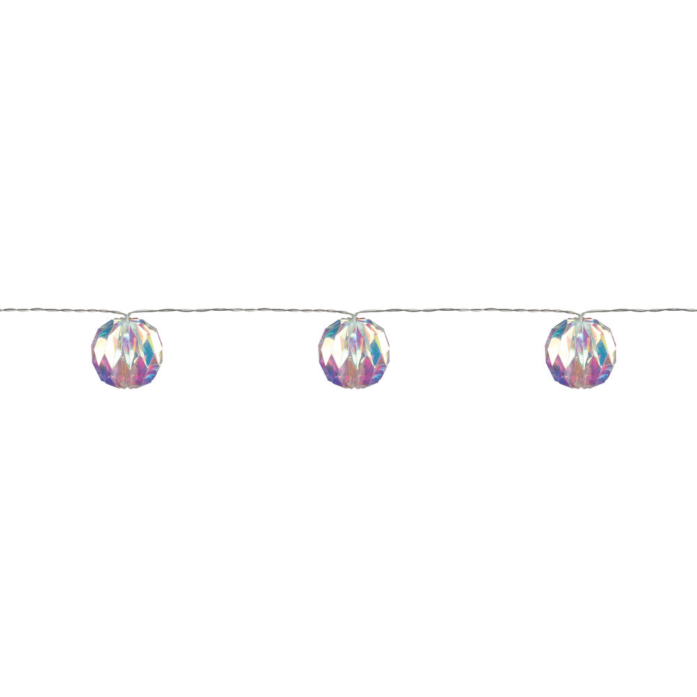 LED-Minilichterkette, 10 warmweie LEDs, Laternen Bild 2