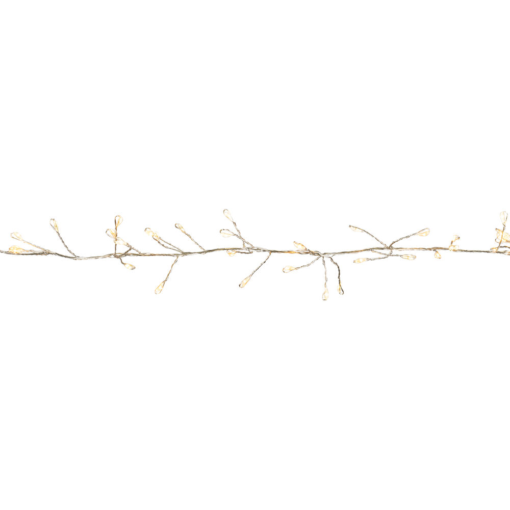 LED-Minilichterkette, 100 warmweie und superwarmweie LEDs, Clusterlight Bild 2