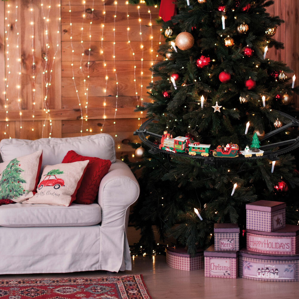LED-Zug, fr den Weihnachtsbaum, warmweie LEDs Bild 2
