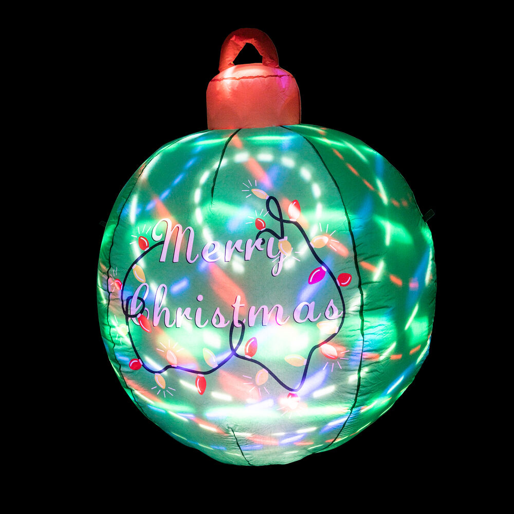 aufblasbare Weihnachtskugel XXL, Merry Christmas