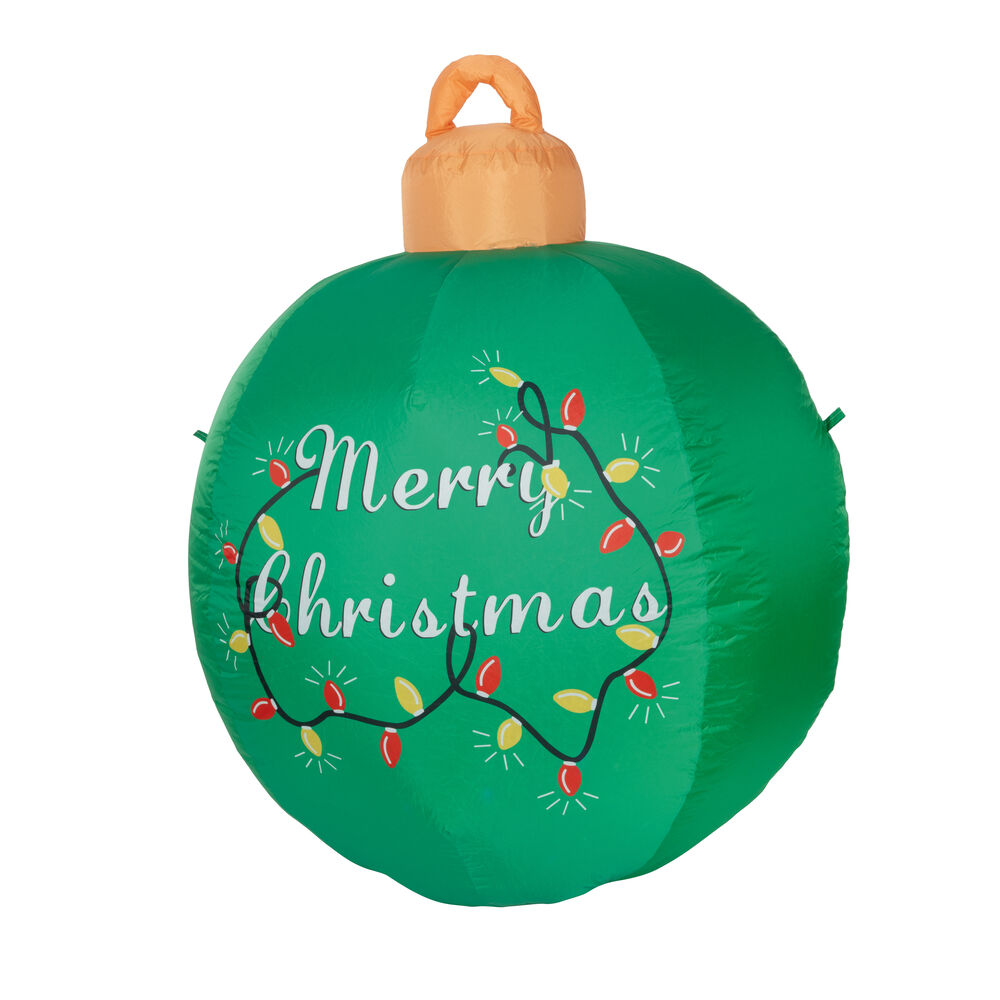 aufblasbare Weihnachtskugel XXL, Merry Christmas Bild 2